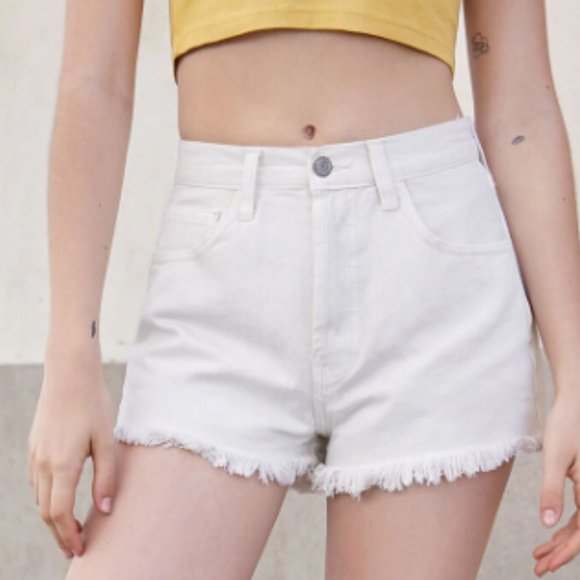 Brandy Melville Pants - NWOT john galt white mom shorts
